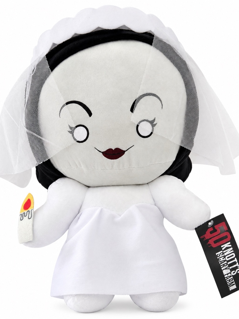 NWT Knott's Berry Farm Knott's Scary Farm 50 Core Four The Bride 14" Plush